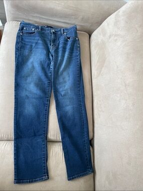 GAP Denim Girlfriend Jeans - Blue